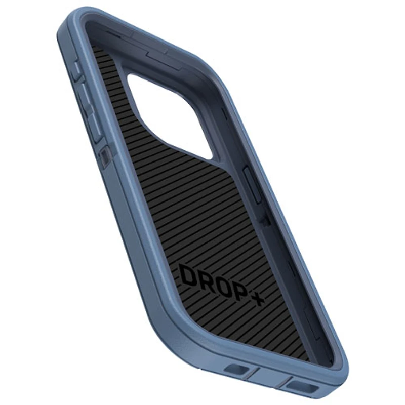 Étui rigide ajusté Defender d'OtterBox pour iPhone 15 Pro - Bleu