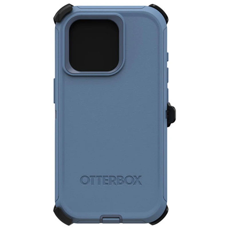 Étui rigide ajusté Defender d'OtterBox pour iPhone 15 Pro - Bleu