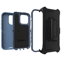 Étui rigide ajusté Defender d'OtterBox pour iPhone 15 Pro - Bleu