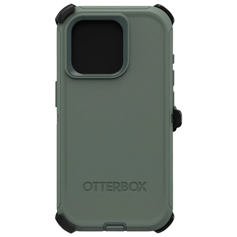 Étui rigide ajusté Defender d'OtterBox pour iPhone 15 Pro - Vert