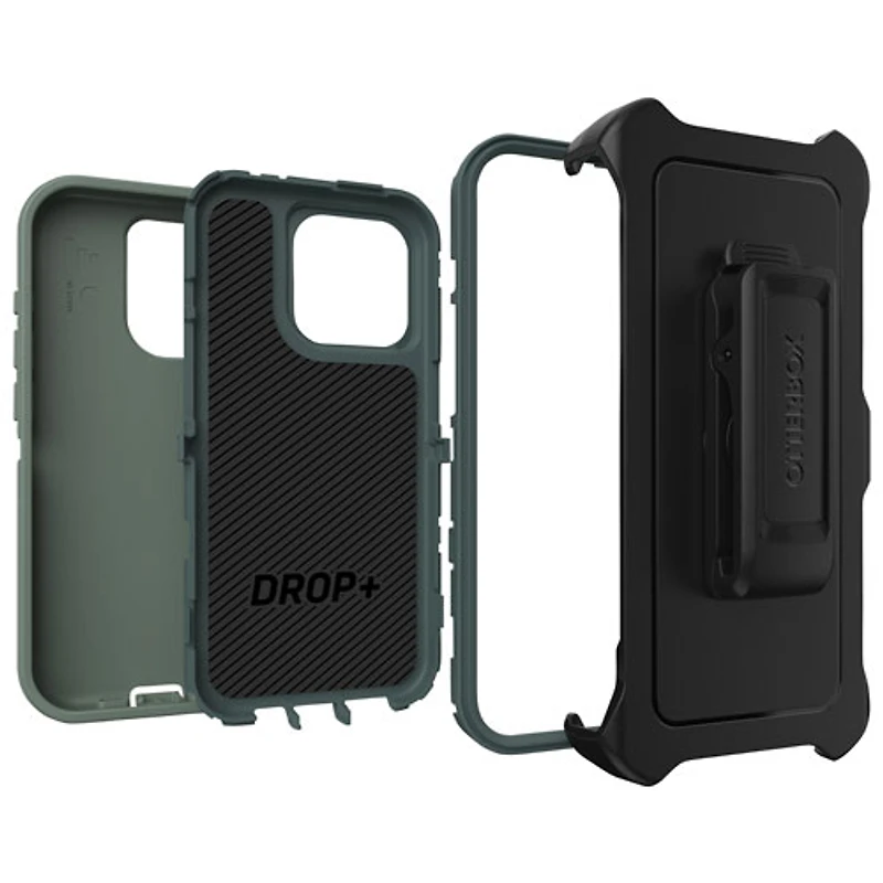 OtterBox Defender Fitted Hard Shell Case for iPhone 15 Pro - Green