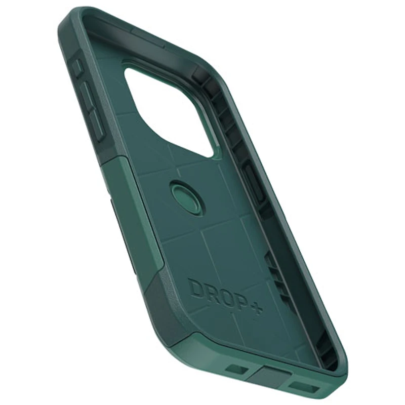 Étui rigide ajusté Commuter d'OtterBox pour iPhone 15 Pro - Vert