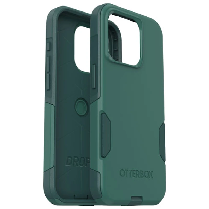 Étui rigide ajusté Commuter d'OtterBox pour iPhone 15 Pro - Vert