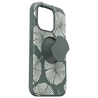 OtterBox OtterGrip Symmetry Fitted Hard Shell Case with MagSafe for iPhone 15 Pro - Green Leaf