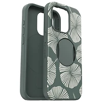 OtterBox OtterGrip Symmetry Fitted Hard Shell Case with MagSafe for iPhone 15 Pro - Green Leaf