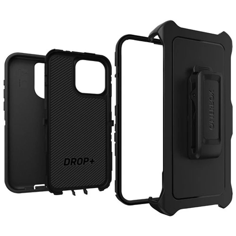 OtterBox Defender Fitted Hard Shell Case for iPhone 15 Pro Max - Black