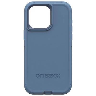 Étui rigide ajusté Defender d'OtterBox pour iPhone 15 Pro Max - Bleu