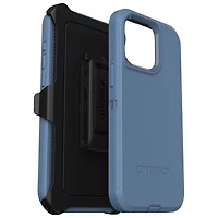 Étui rigide ajusté Defender d'OtterBox pour iPhone 15 Pro Max - Bleu