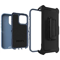 Étui rigide ajusté Defender d'OtterBox pour iPhone 15 Pro Max - Bleu