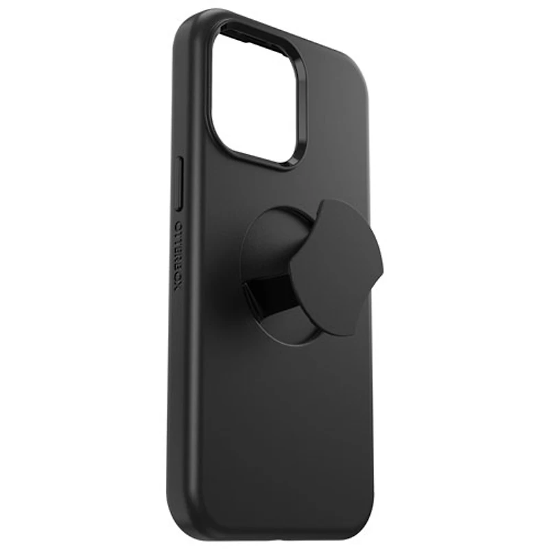 Étui rigide ajusté OtterGrip Symmetry d'OtterBox avec MagSafe pour iPhone 15 Pro Max - Noir