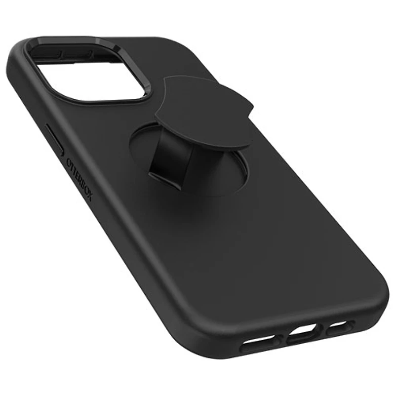 Étui rigide ajusté OtterGrip Symmetry d'OtterBox avec MagSafe pour iPhone 15 Pro Max - Noir