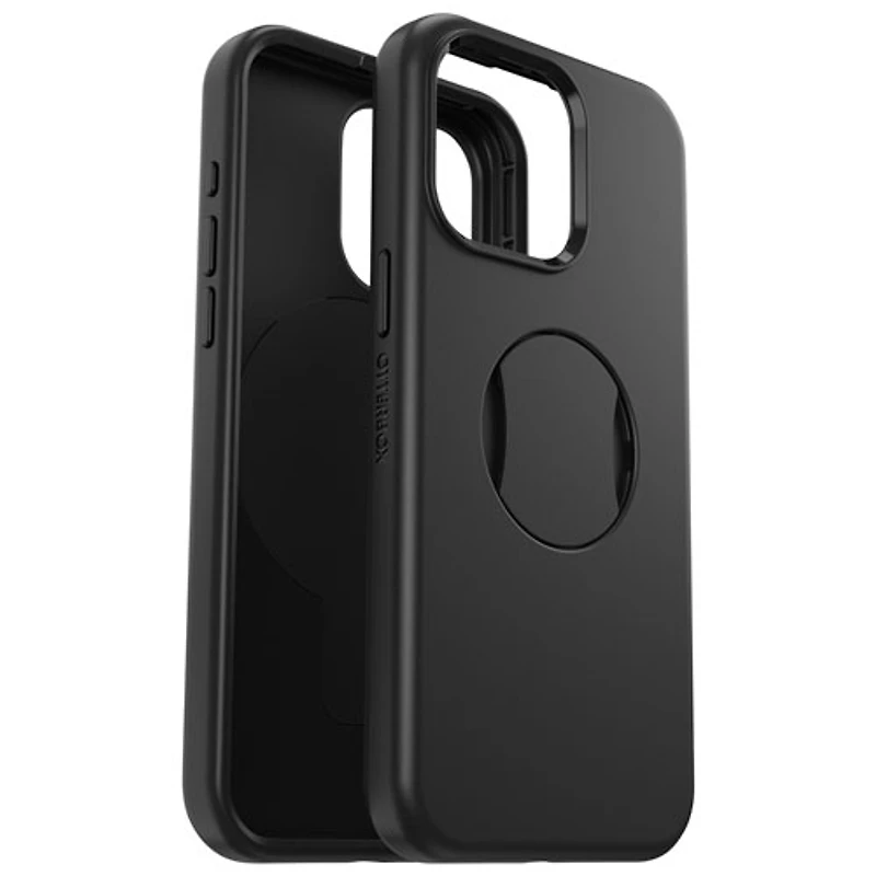 Étui rigide ajusté OtterGrip Symmetry d'OtterBox avec MagSafe pour iPhone 15 Pro Max - Noir