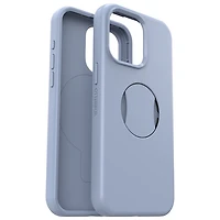 OtterBox OtterGrip Symmetry Fitted Hard Shell Case with MagSafe for iPhone 15 Pro Max - Blue