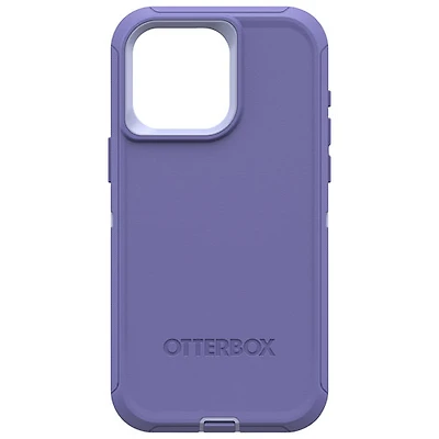 Étui rigide ajusté Defender d'OtterBox pour iPhone 15 Pro Max - Violet