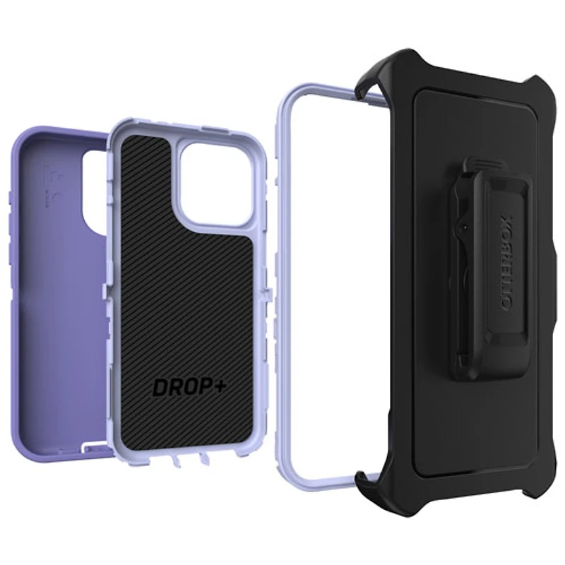Étui rigide ajusté Defender d'OtterBox pour iPhone 15 Pro Max - Violet
