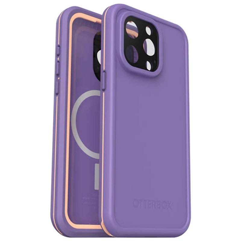 OtterBox FRĒ Fitted Hard Shell Case with MagSafe for iPhone 15 Pro Max - Purple