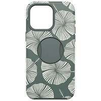 Étui rigide ajusté OtterGrip Symmetry d'OtterBox avec MagSafe pour iPhone 15 Pro Max - Feuille verte