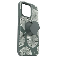Étui rigide ajusté OtterGrip Symmetry d'OtterBox avec MagSafe pour iPhone 15 Pro Max - Feuille verte