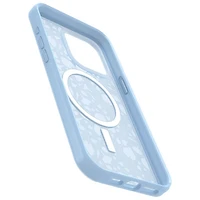 Étui rigide ajusté Symmetry d'OtterBox avec MagSafe pour iPhone 15 Pro Max - Bleu/Floral