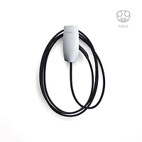 Tesla - Wall Connector Hardwired Electric Vehicle (EV) Charger - up to 48A - 24' – White