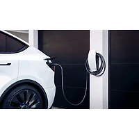 Tesla - Wall Connector Hardwired Electric Vehicle (EV) Charger - up to 48A - 24' – White