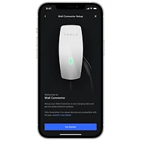 Tesla - Wall Connector Hardwired Electric Vehicle (EV) Charger - up to 48A - 24' – White