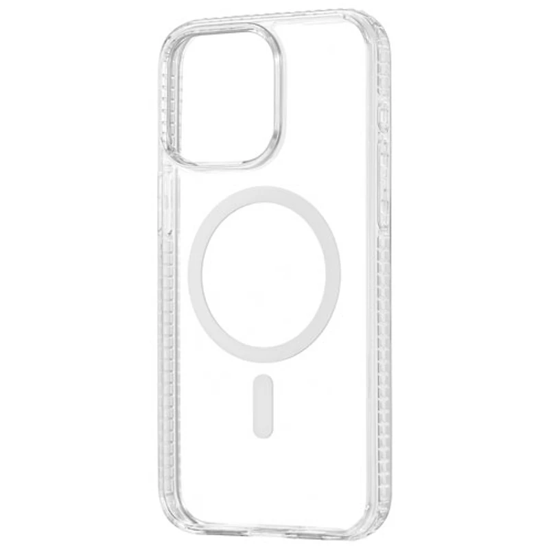 Insignia Fitted Hard Shell Case with MagSafe for iPhone 15 Pro Max - Clear