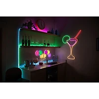 Bande lumineuse intelligente à effets dynamiques en forme de néon de 3 m (10 pi) Cync de GE