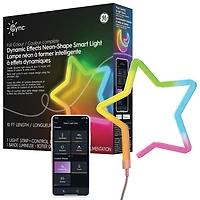 Bande lumineuse intelligente à effets dynamiques en forme de néon de 3 m (10 pi) Cync de GE