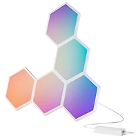 Panneaux lumineux hexagonaux à effets dynamiques Cync de GE - Trousse d'extension - 5 panneaux