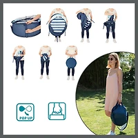 Tente de jeu de voyage Babyni de Babymoov - Bleu marine