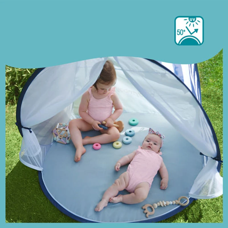 Tente de jeu de voyage anti-UV de Babymoov - Bleu marine