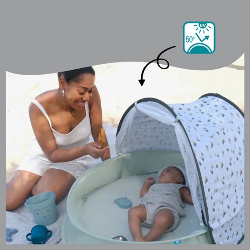 Tente de jeu de voyage anti-UV et piscine Aquani de Babymoov - Provence