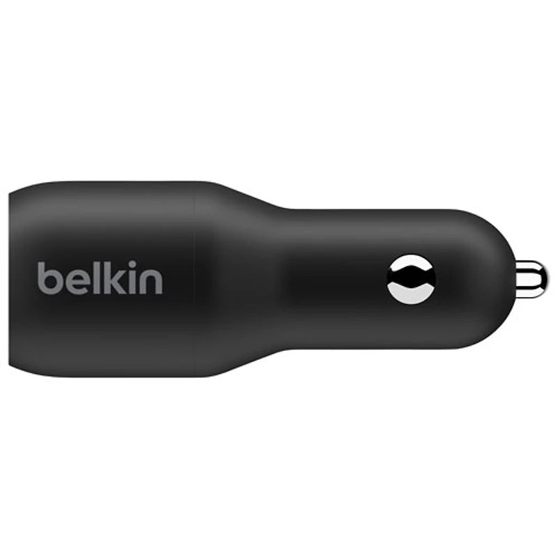 Belkin 36W Dual USB-C Car Charger - Black