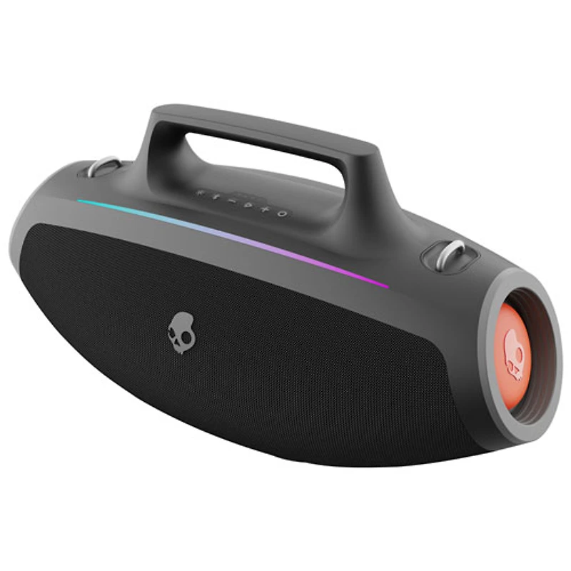 Haut-parleur de fête sans fil Bluetooth résistant aux éclaboussures Boombox Barrel de Skullcandy - Noir