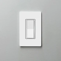 Interrupteur intelligent Claro de Lutron pour éclairage intelligent Caséta (DVRF-5NS-WH-RC)