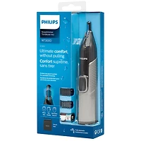 Tondeuse à usage sec/humide pour nez, oreilles et sourcils de Philips (NT3650/26)