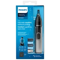 Tondeuse à usage sec/humide pour nez, oreilles et sourcils de Philips (NT3650/26)