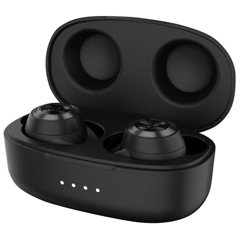 Écouteurs boutons 100 % sans fil Achieve 100 Airlinks de Monster - Noir/Argenté