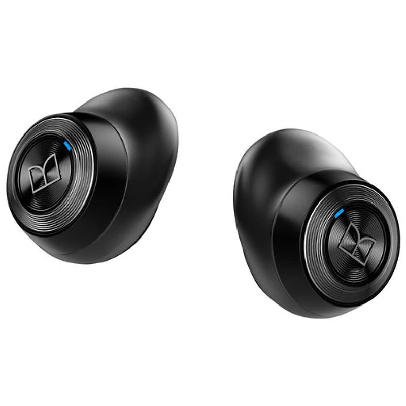 Écouteurs boutons 100 % sans fil Achieve 100 Airlinks de Monster - Noir/Argenté
