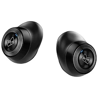 Écouteurs boutons 100 % sans fil Achieve 100 Airlinks de Monster - Noir/Argenté