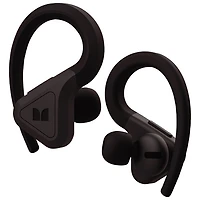 Écouteurs boutons 100 % sans fil à suppression active du bruit DNA Fit de Monster - Noir/Rouge