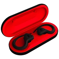 Écouteurs boutons 100 % sans fil à suppression active du bruit DNA Fit de Monster - Noir/Rouge