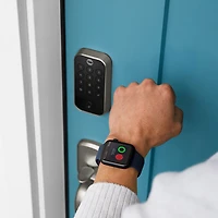 Serrure intelligente Bluetooth Assure Lock 2 avec pavé numérique et serrure de Yale - Nickel satiné