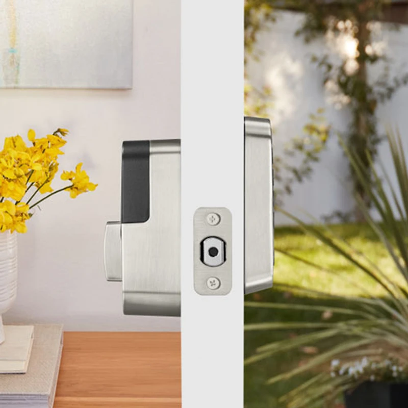 Serrure intelligente Bluetooth Assure Lock 2 avec pavé numérique et serrure de Yale - Nickel satiné