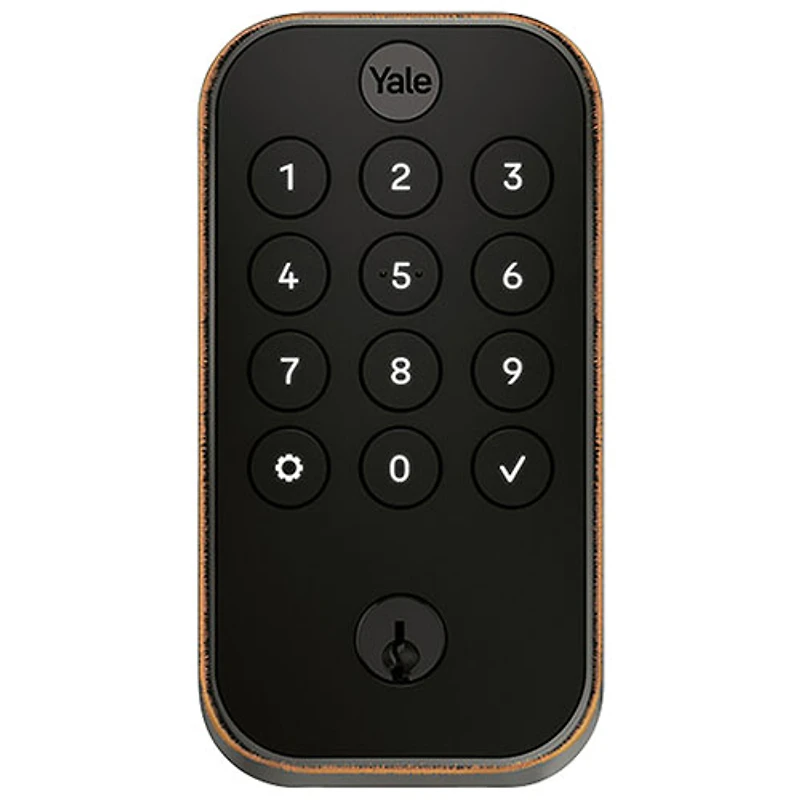 Serrure intelligente Bluetooth Assure Lock 2 avec pavé numérique et serrure de Yale - Bronze huilé