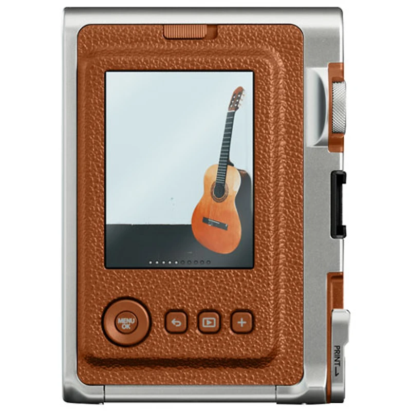 Fujifilm Instax mini Evo Instant Camera - Brown