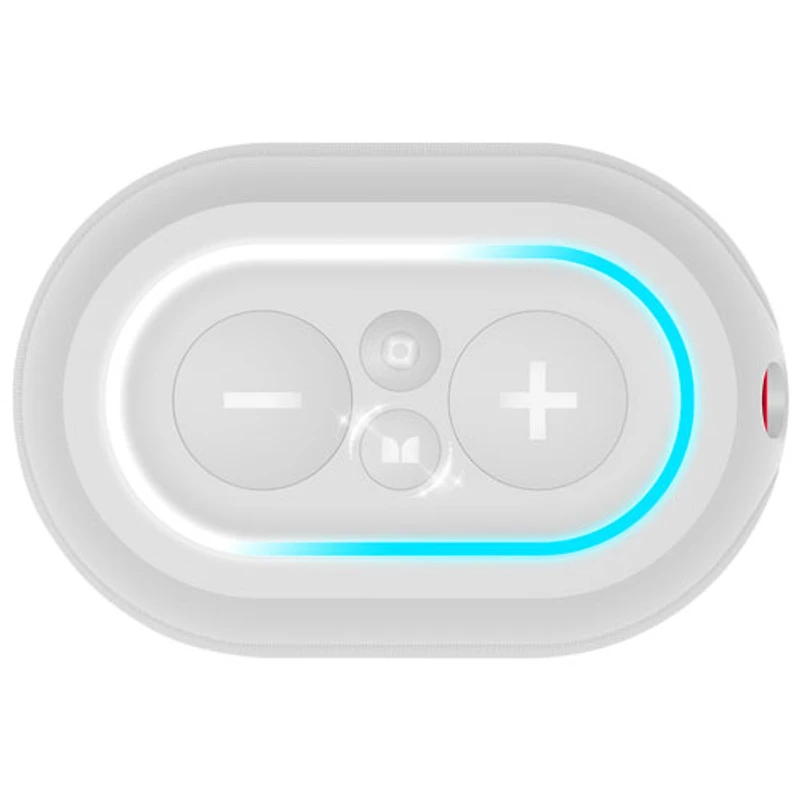 Haut-parleur sans fil portatif Bluetooth DNA Max de Monster - Blanc