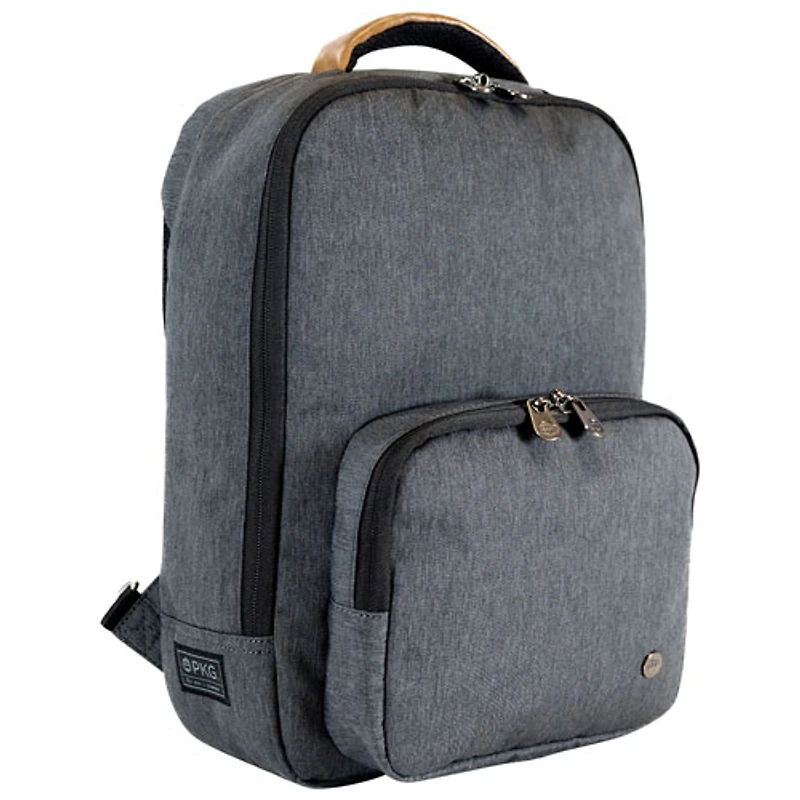 Sac à bandoulière Robson de PKG pour portable de 14 po - Gris foncé