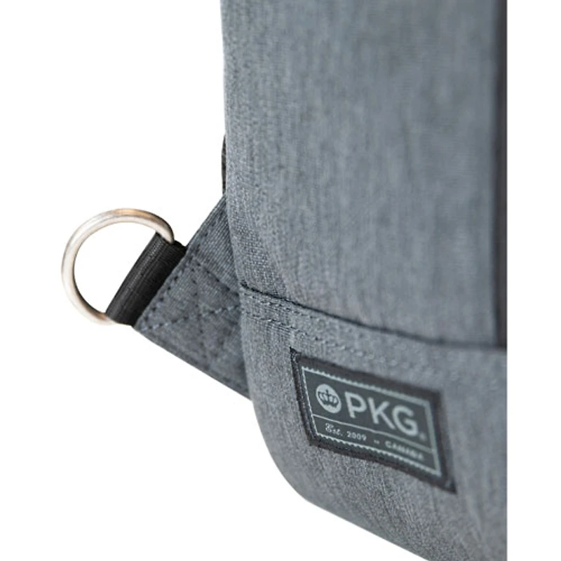 Sac à bandoulière Robson de PKG pour portable de 14 po - Gris foncé